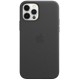 Чохол Leather Case with MagSafe iPhone 12 Pro Max Black - Фото 4