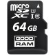 Карта памяти Goodram microSDХC 64GB UHS-I Сlass 10 + SD-adapter (M1AA-0640R12) - Фото 1