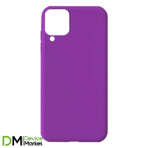 Silicone Case для Samsung A12 A125/A127/M12 M127 Purple