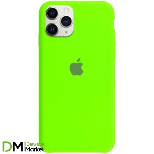 Чехол Silicone Case iPhone 11 Pro Max Neon Green