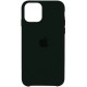 Silicone Case iPhone 11 Pro Max Black Green - Фото 1