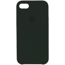 Silicone Case для iPhone 7/8/SE 2020 Black/Green
