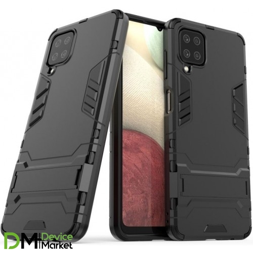 Чехол силиконовый Armor Case для Samsung A12 A125/A127/M12 M127 Black