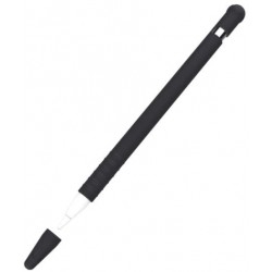 Силіконовий чохол IKSNAIL з кришкою для стилуса Apple Pencil Black