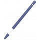 Силиконовый чехол IKSNAIL с крышкой для стилуса Apple Pencil Blue - Фото 1