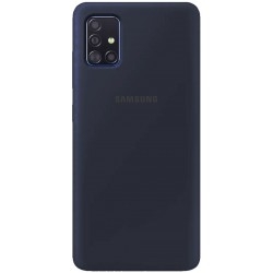 Silicone Case Samsung A71 Midnight Blue