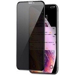 Защитное стекло iPhone 12 Pro / 12 (6.1) Black Privacy