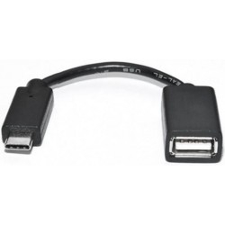 Адаптер Real-El OTG USB 2.0 Type C Black