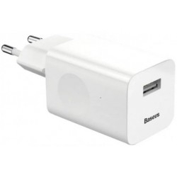 Сетевое зарядное устройство Baseus Charging Quick Home Charger 1USB 3A White (CCALL-BX02)