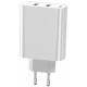 Сетевое зарядное устройство Baseus Speed PPS three output quick charger C+U+U 60W 3.0A EU White - Фото 2