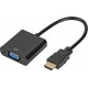 Адаптер Atcom HDMI to VGA (M/F) 0.1 м Black (AT9220) - Фото 1