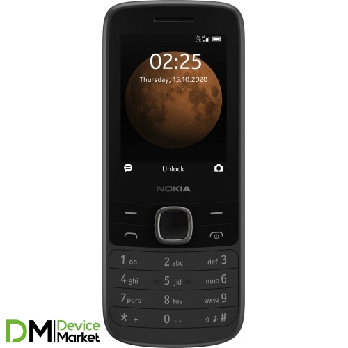 Телефон Nokia 225 4G DS Black