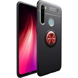 Чохол Deen Color Ring Xiaomi Redmi Note 8 Black/Red