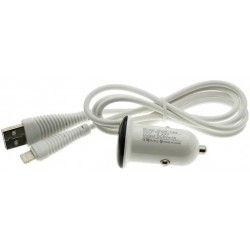 АЗП WUW T21 (1USB, 1А) + Lightning cable White