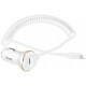 АЗУ Hoco Z14 (1USB, 3.4A) + Lightning cable White - Фото 1