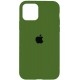 Silicone Case для iPhone 12/12 Pro Army Green