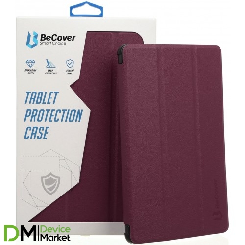 Чехол-книжка BeCover Smart для Samsung Tab S6 Lite 10.4 2020/2022/2024 Red Wine