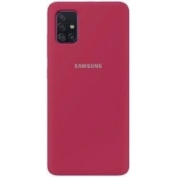 Silicone Case Samsung A51 Rose Red