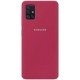 Silicone Case Samsung A51 Rose Red - Фото 1