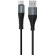Кабель Hoco X38 Cool Charging USB to Type-C 1m Black - Фото 1