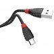 Micro USB кабель HOCO X27 1.2M Black - Фото 1