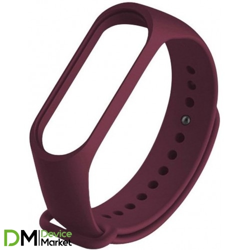Ремінець для Mi Band 5/6 Burgundy