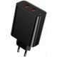 Сетевое зарядное устройство Baseus Speed PPS three output quick charger C+U+U 60W 3.0A EU Black - Фото 2
