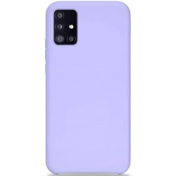 Silicone Case Samsung A51 Light Purple