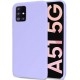 Silicone Case Samsung A51 Light Purple - Фото 2
