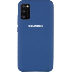 Silicone Case Samsung A41 Navy Blue