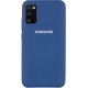 Silicone Case Samsung A41 Navy Blue