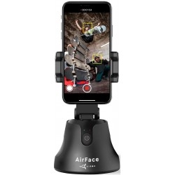 Тримач телефону 360 ° AirFace для TikTok, Instagram, Facebook, Zoom Black
