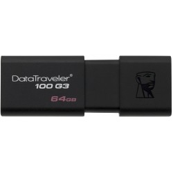 Флеш память Kingston DataTraveler 100 G3 64GB, USB 3.1