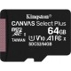 Карта памяти Kingston microSDXC 64Gb Canvas Select+ A1