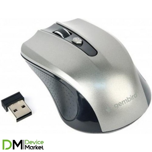 Мишка Gembird Wireless Black/Grey (MUSW-4B-04-BG)