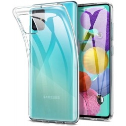 Чехол силиконовый Samsung M51 прозрачный