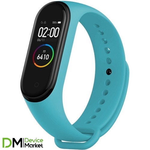 Ремешок для Mi Band 3/4 Cyan