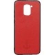 Magnetic Leather case Xiaomi Redmi Note 9S/9Pro Red
