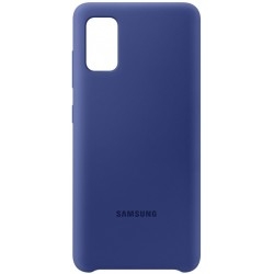 Чехол силиконовый Samsung A41 Blue