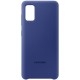 Чехол силиконовый Samsung A41 Blue - Фото 1