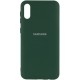 Silicone Case для Samsung A02 A022 Dark Green