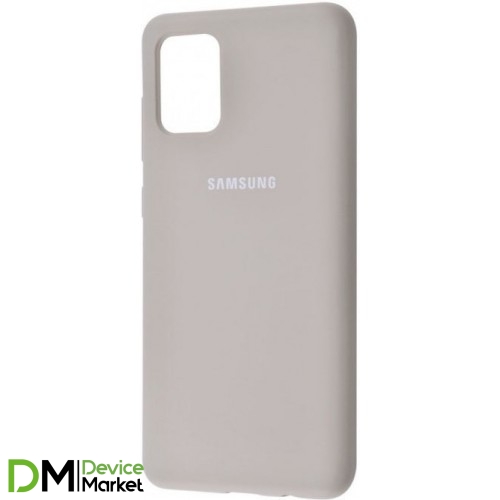 Silicone Case Samsung A71 Grey