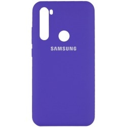 Silicone Case Samsung A21 Purple