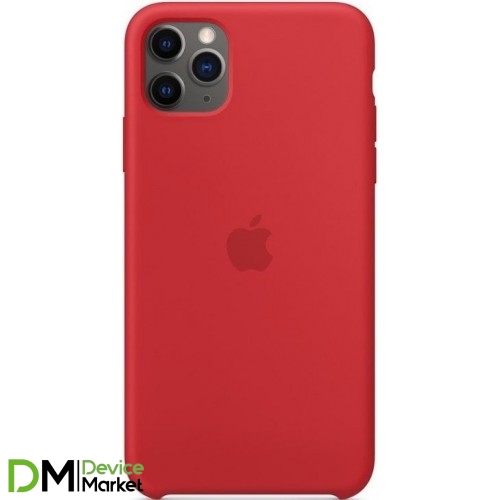 Чехол Silicone Case iPhone 11 Pro Max Red