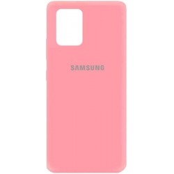 Silicone Case для Samsung A72 A725 Pink