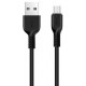 Кабель Hoco X13 Easy USB to Micro 1m Black - Фото 1