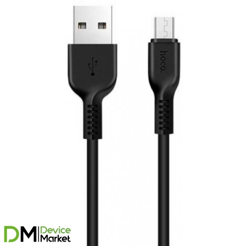 Кабель Hoco X13 Easy USB to Micro 1m Black