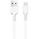 Micro USB кабель Hoco X13 Easy charged 1M White - Фото 1