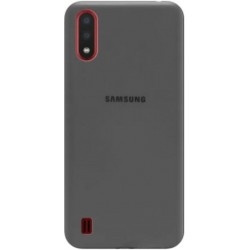 Silicone Case для Samsung A01 Grey