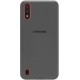 Silicone Case для Samsung A01 Grey